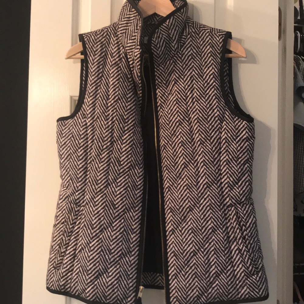 Herringbone puffer vest XS